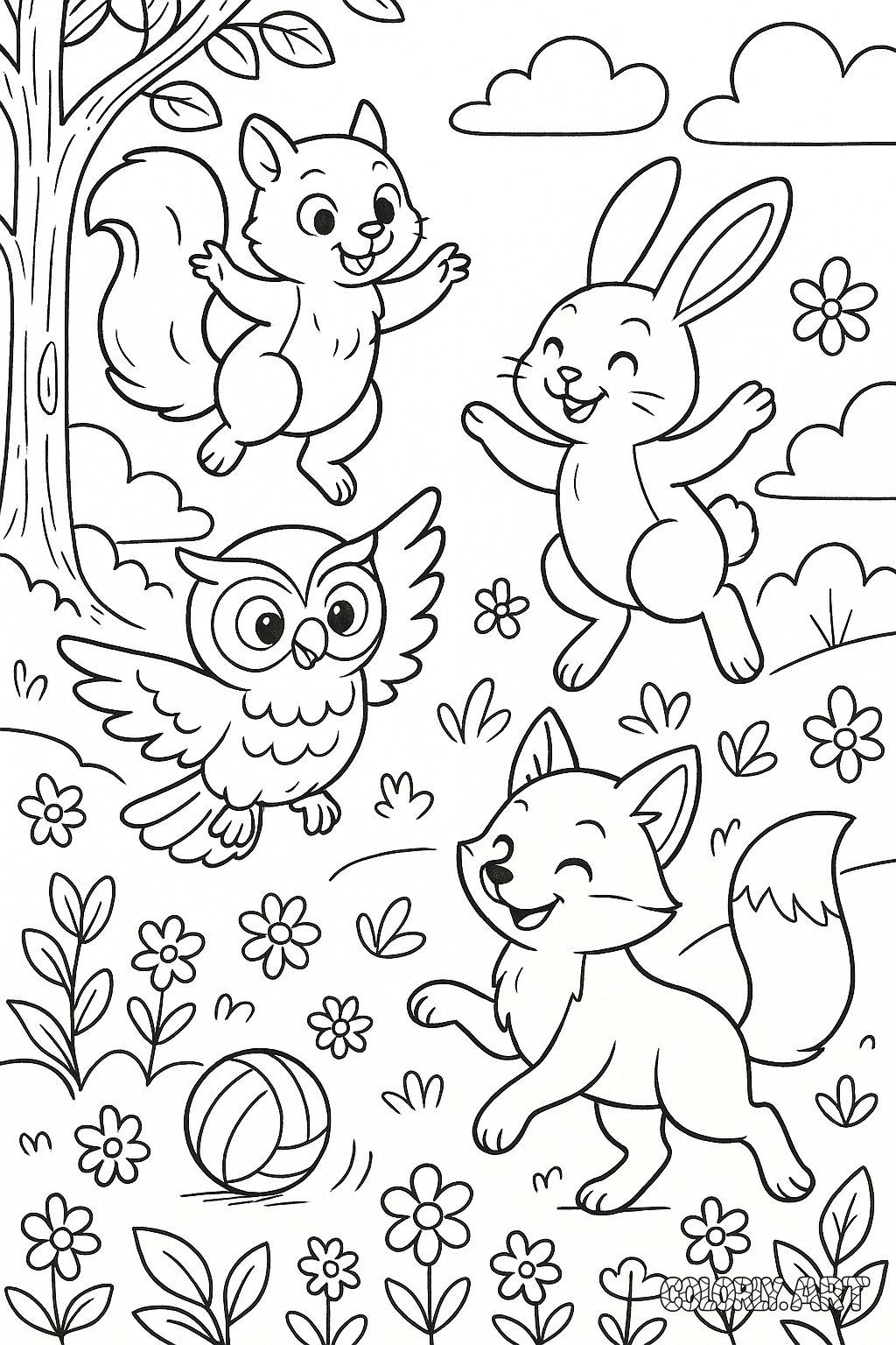 Playful Animal Critters